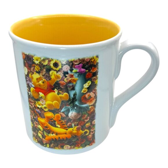 Disney Other - Disney Winnie The Pooh Ceramic Mug "Happiness Is A Bouquet Of Friends" Design